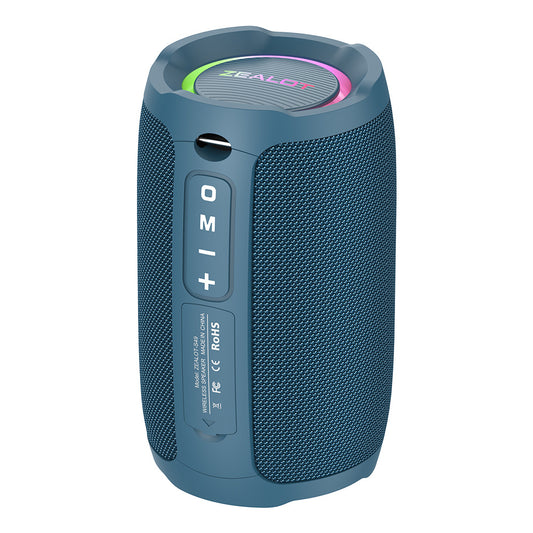 S49 Trådlös Bluetooth-högtalare med Bass och LED-belysning