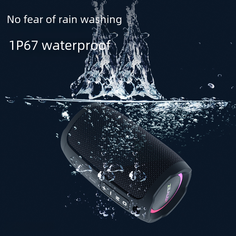 S49 Trådlös Bluetooth-högtalare med Bass och LED-belysning