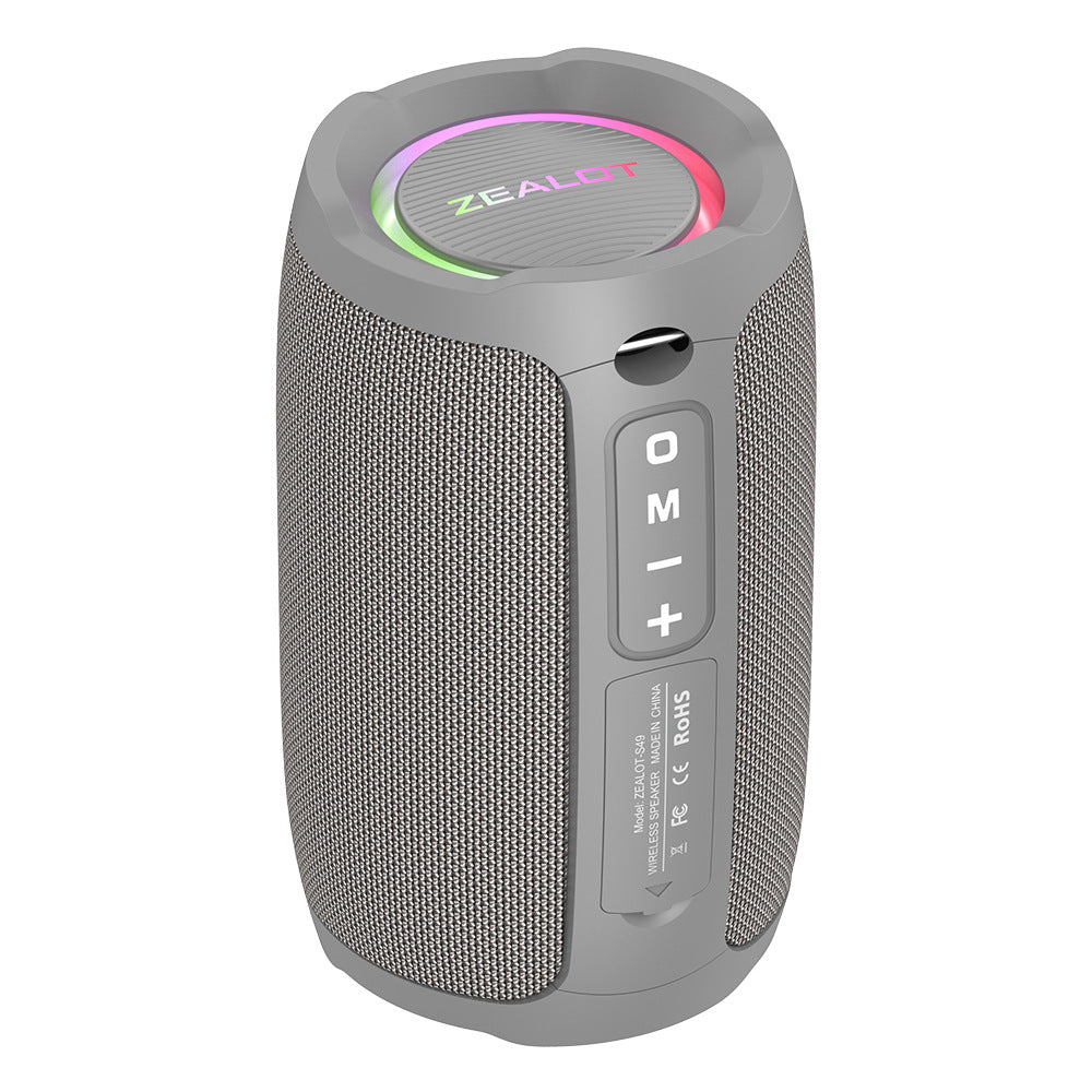 S49 Trådlös Bluetooth-högtalare med Bass och LED-belysning