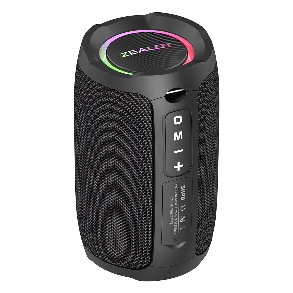 S49 Trådlös Bluetooth-högtalare med Bass och LED-belysning